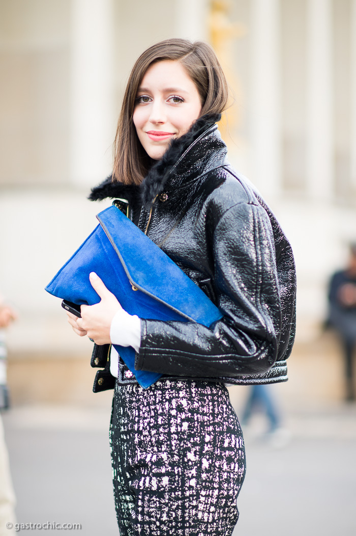 black and white print pants