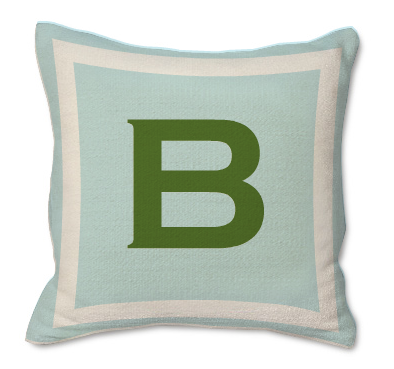 Jonathan Adler Monogrammed Pillow Jonathan Adler Monogrammed Pillow
