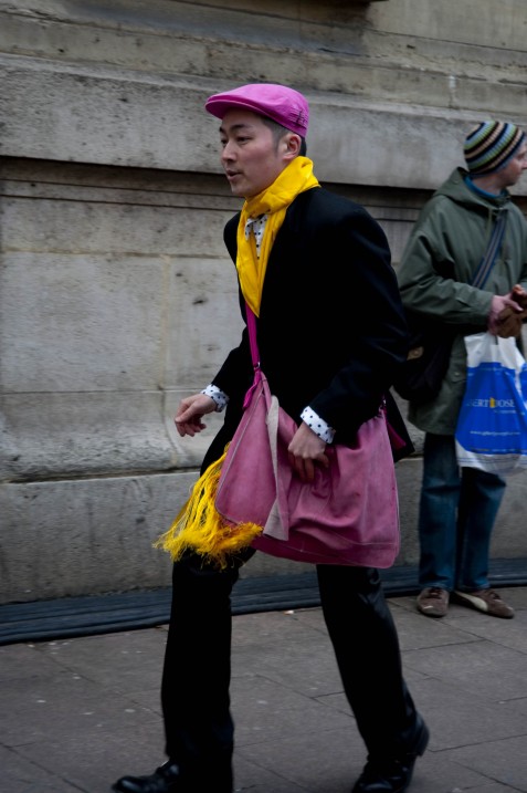 Bright Colors and Black, Ann Demeulemeester Show Bright Colors and Black, Ann Demeulemeester Show