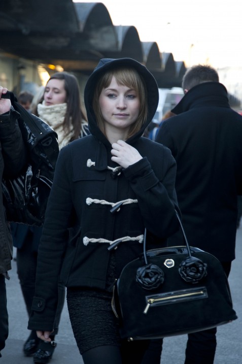 Hooded Toggle Coat, Sonia Rykiel and John Galliano
