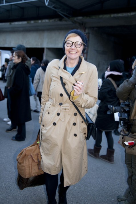 Trench with Blue Beret, Sonia Rykiel and John Galliano