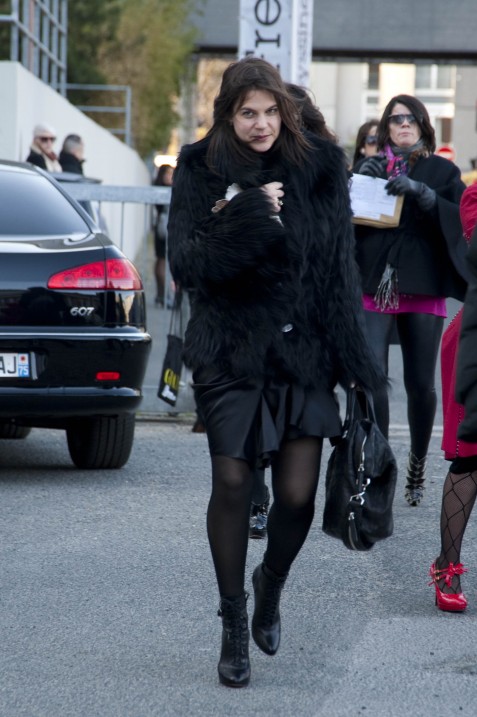 Julia Restoin-Roitfeld at Sonia Rykiel and John Galliano