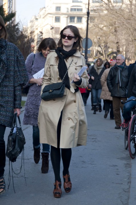 Trench with Chanel Bag, Chanel Trench with Chanel Bag, Chanel