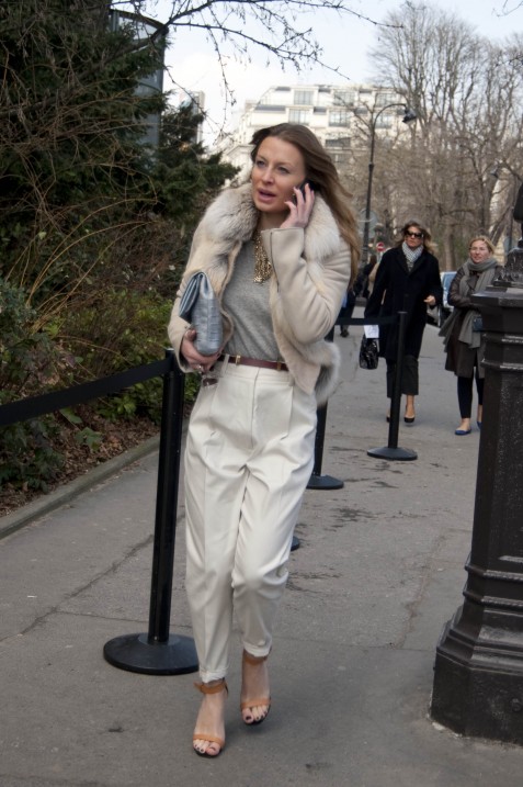 Ivory Cropped Trousers, Chanel Ivory Cropped Trousers, Chanel