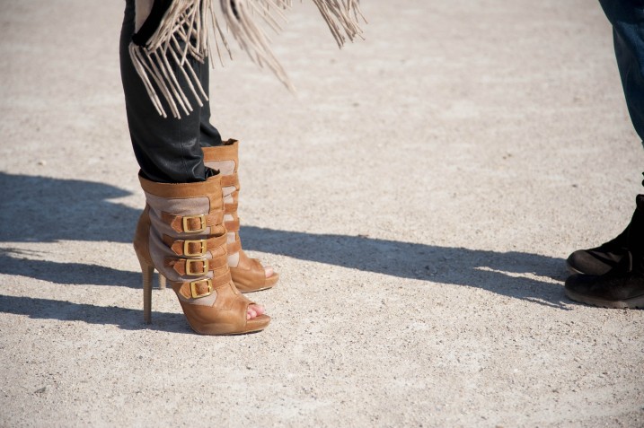 Open Toe Booties, Chloe