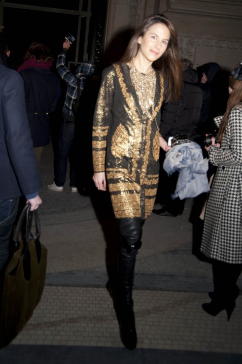 Gold Sequined Dress, YSL