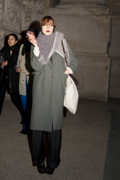Moss Colored Coat, YSL