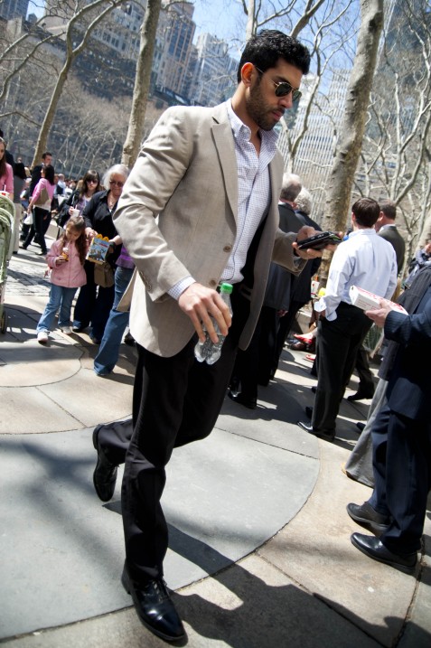 Oatmeal Blazer, Bryant Park Oatmeal Blazer, Bryant Park