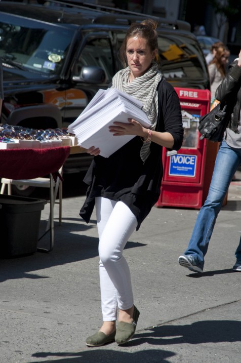 White Jeans, Lower Fifth Avenue White Jeans, Lower Fifth Avenue