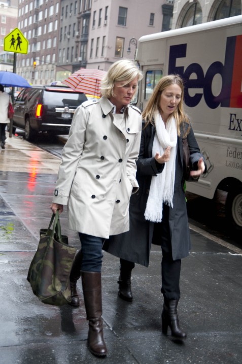 Trench and Camo Bag, Rainy Day Wear Trench and Camo Bag, Rainy Day Wear
