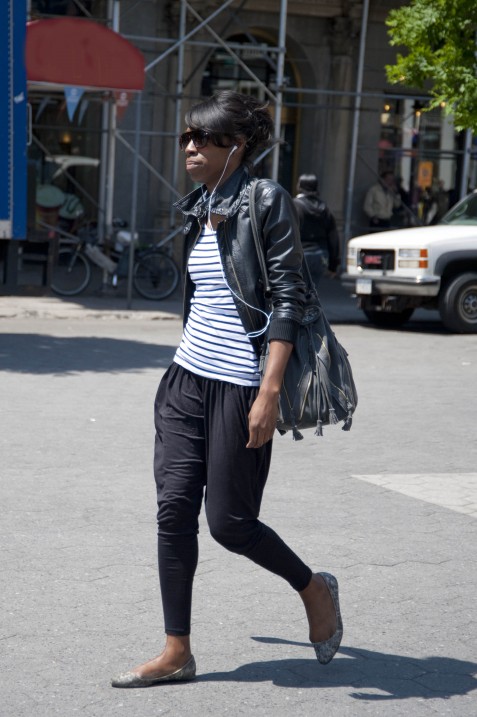 Slouchy Trousers and Nautical Stripes, Union Square