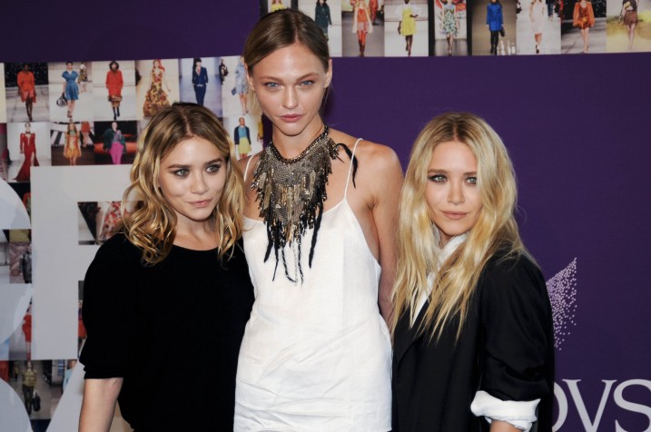 Ashley Olsen, Sasha Pivovarova and Mary-Kate Olsen, all in the R Ashley Olsen, Sasha Pivovarova and Mary-Kate Olsen, all in the R