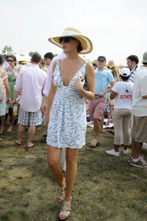 Banded Straw Hat, Veuve Clicquot Polo 2010