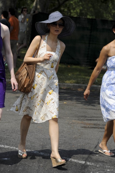 Sundress and Wedges, Veuve Clicquot Polo 2010