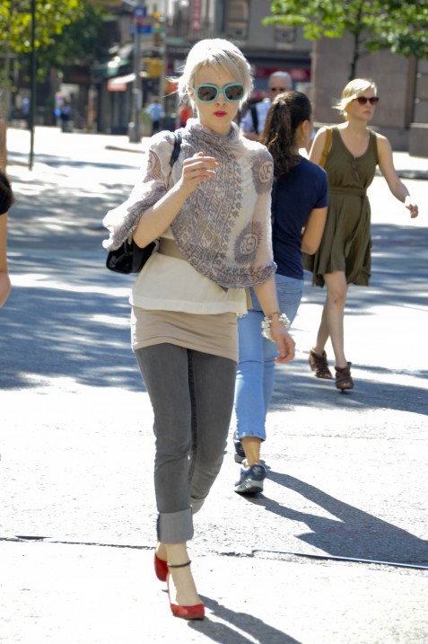 Bohemian Look in Gray, Astor Place