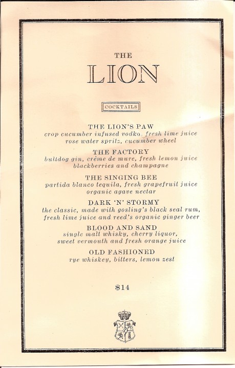 the-lion-cocktail-menu the-lion-cocktail-menu