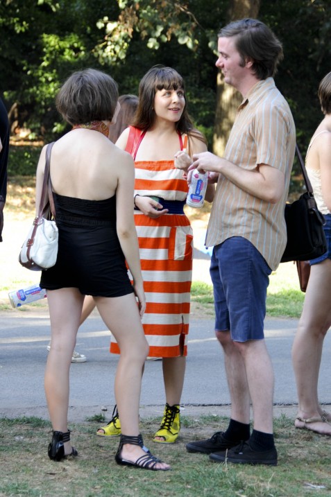 Red and White Striped Dress, Sonic Youth concert