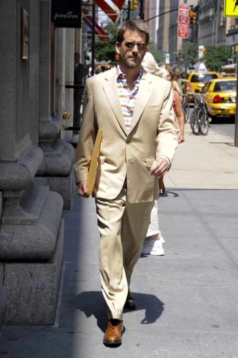 Tan Suit, Madison Ave