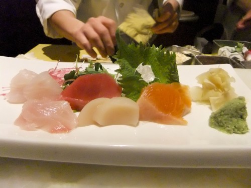 Sea Bream, Kanpachi, Kindai Tuna Toro, Diver Scallop, Arctic Cha