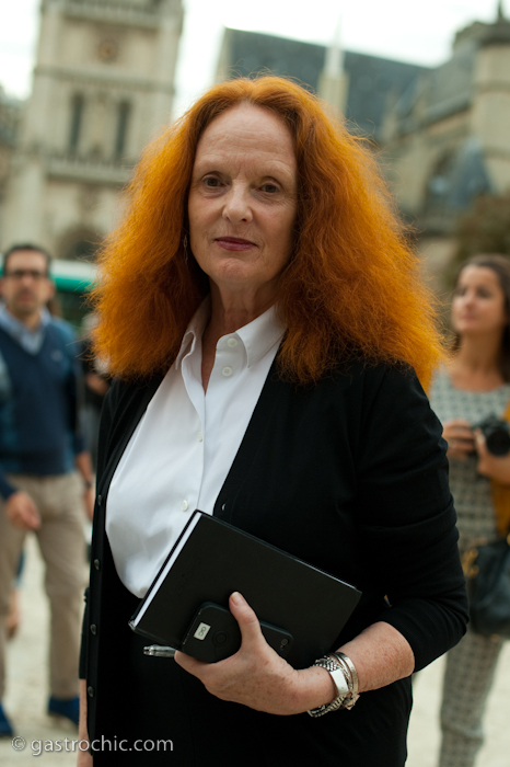 Grace Coddington at Louis Vuitton