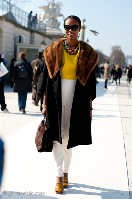 Shala Monroque at Valentino