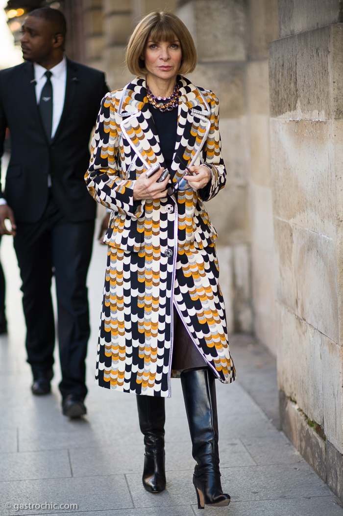 Anna Wintour at Rochas