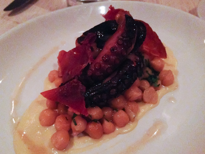 Grilled Octopus, Charlie Bird NYC