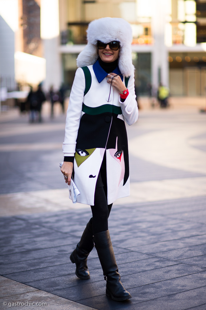 Giovanna Battaglia at Carolina Herrera