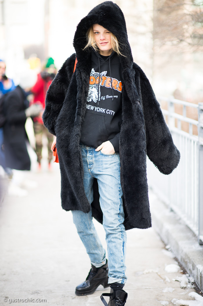 Hanne Gaby Odiele at Michael Kors