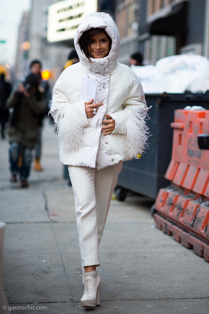 Miroslava Duma at Altuzarra