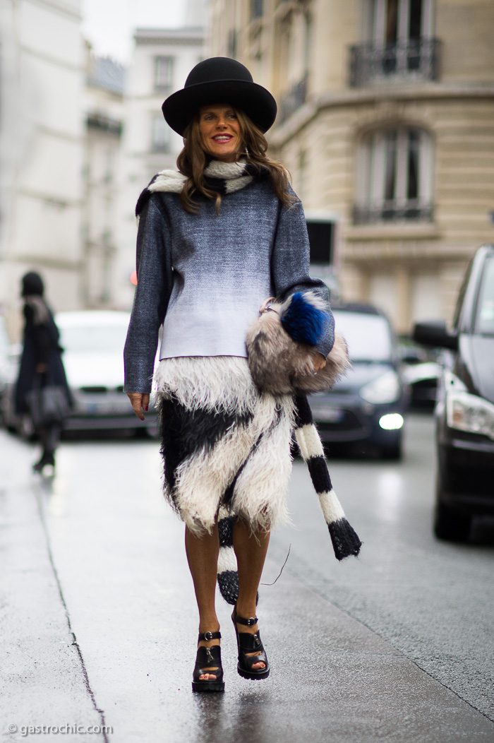 Anna Dello Russo at Balenciaga FW2014