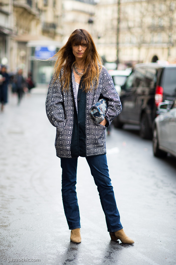 Caroline de Maigret at Isabel Marant FW2014