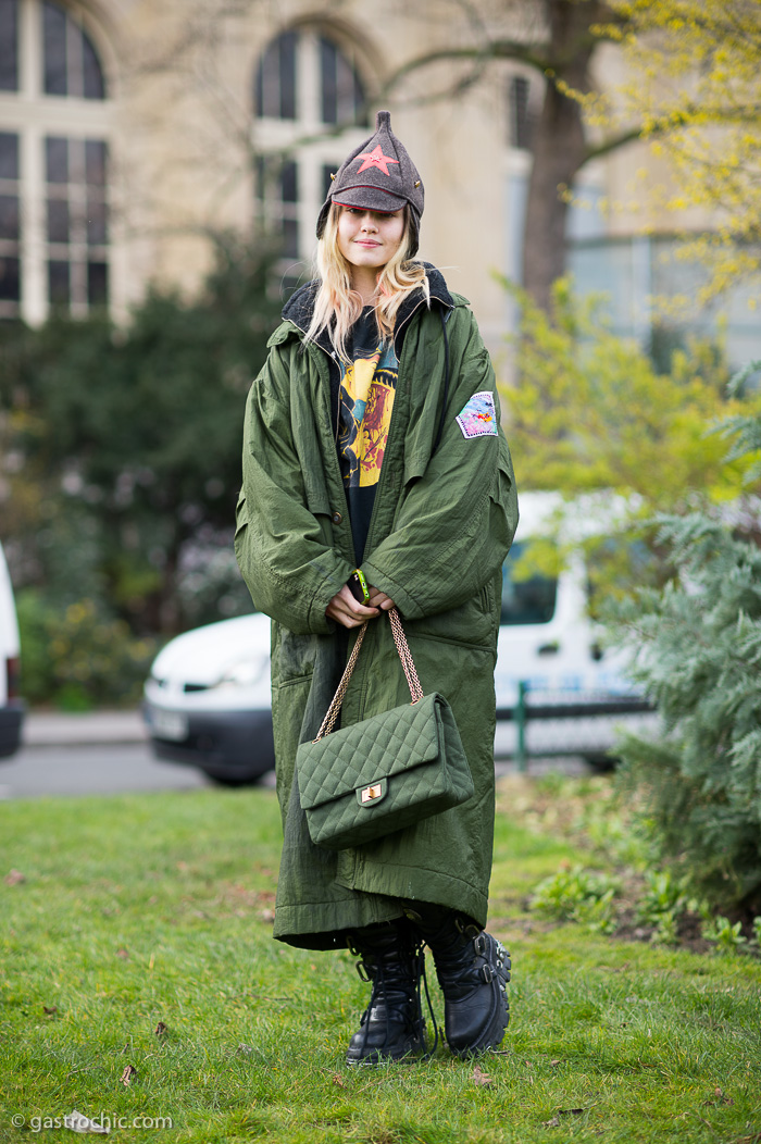 Charlotte Free at Chanel FW2014