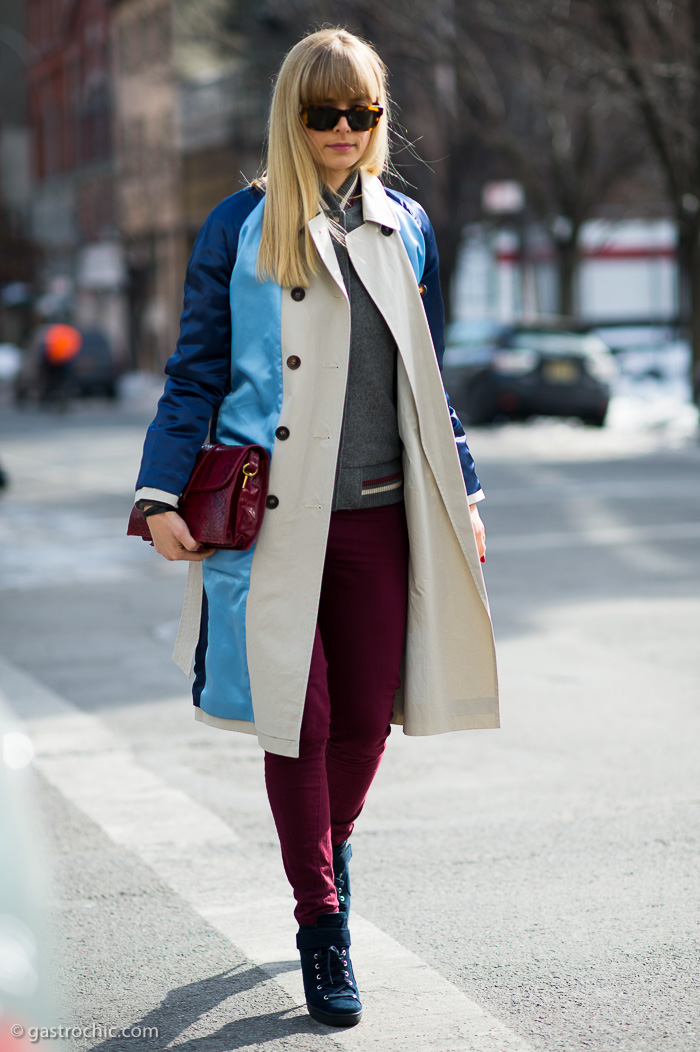 Colorblock Coat, Outside Derek Lam