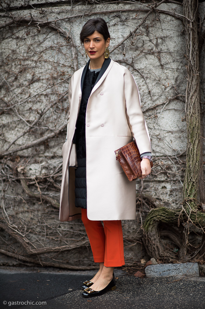 Cream Silk Coat, Outside Max Mara