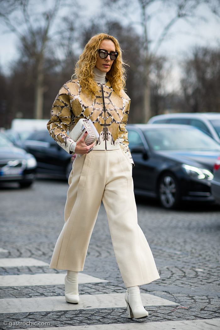 Elina Halimi at Chanel FW2014