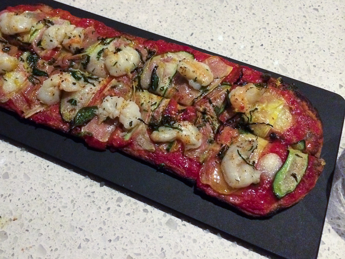 Shrimp Pizza, Pizza Vinoteca