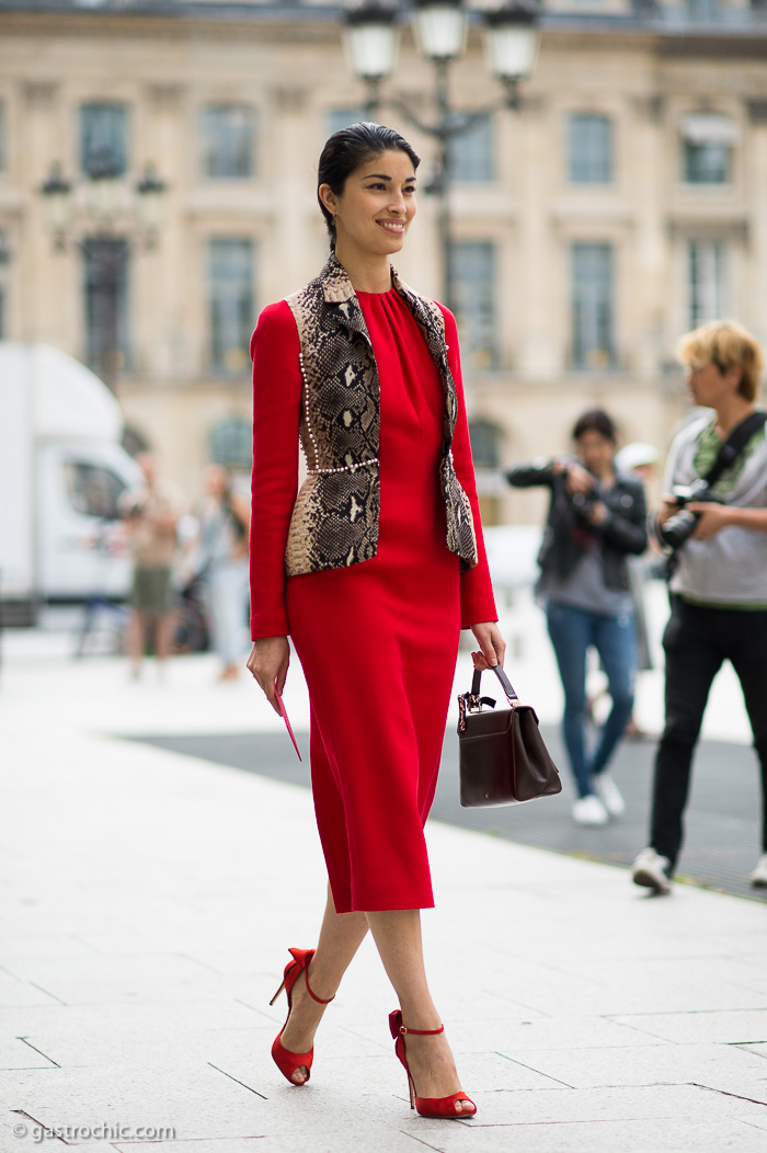 Caroline Issa at Schiaparelli FW2014