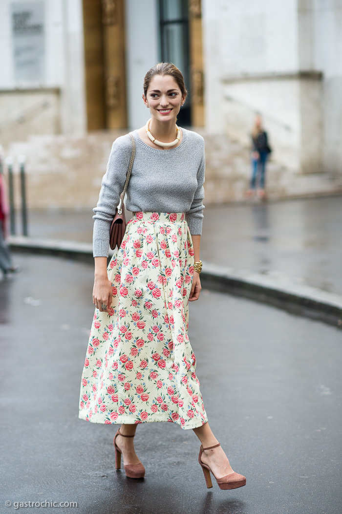 Sofia Sanchez Barrenechea at Ulyana Sergeenko FW2014