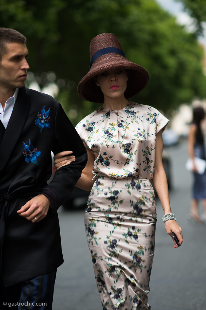 Ulyana Sergeenko at Dior Couture FW2014