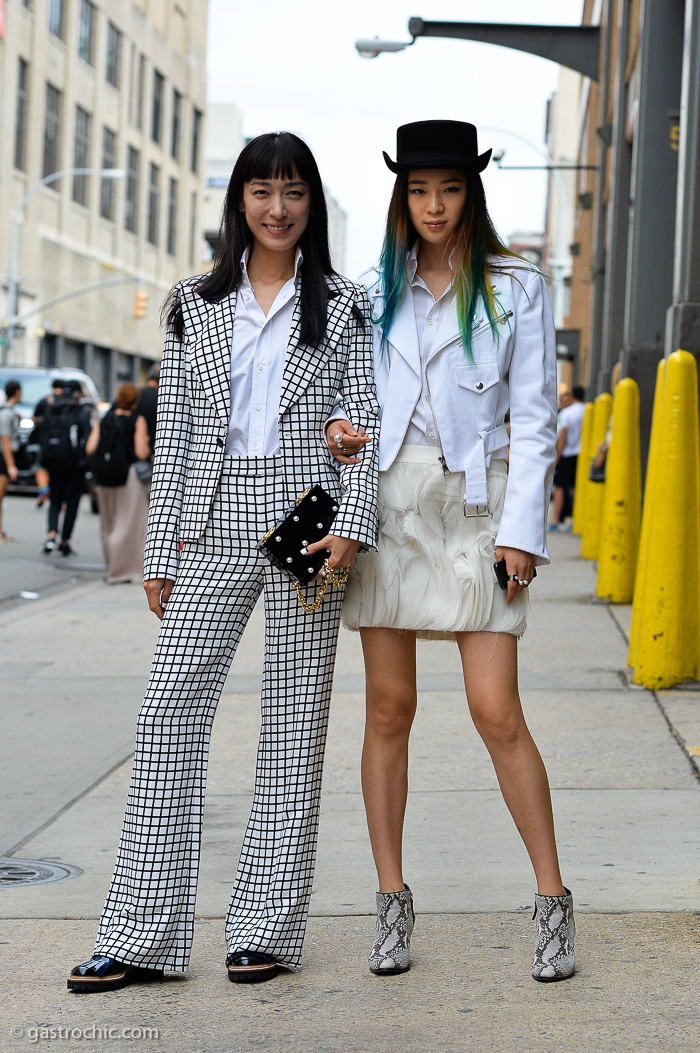 Hyunjeong Ji and Irene Kim at Ralph Lauren SS2015