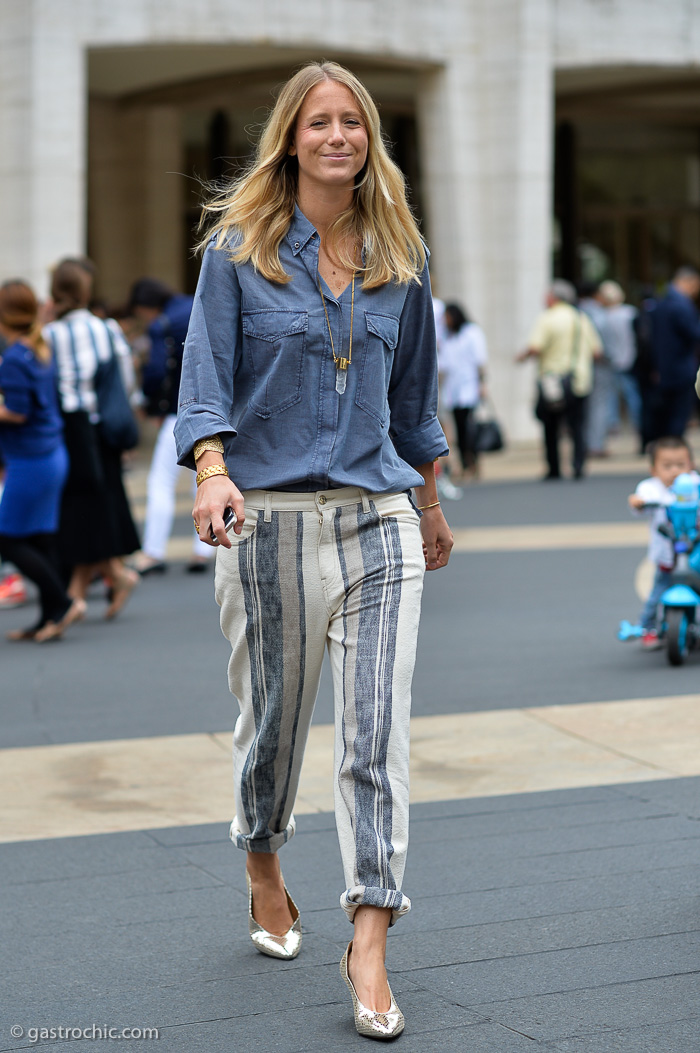 Jennifer Neyt at Tory Burch SS2015