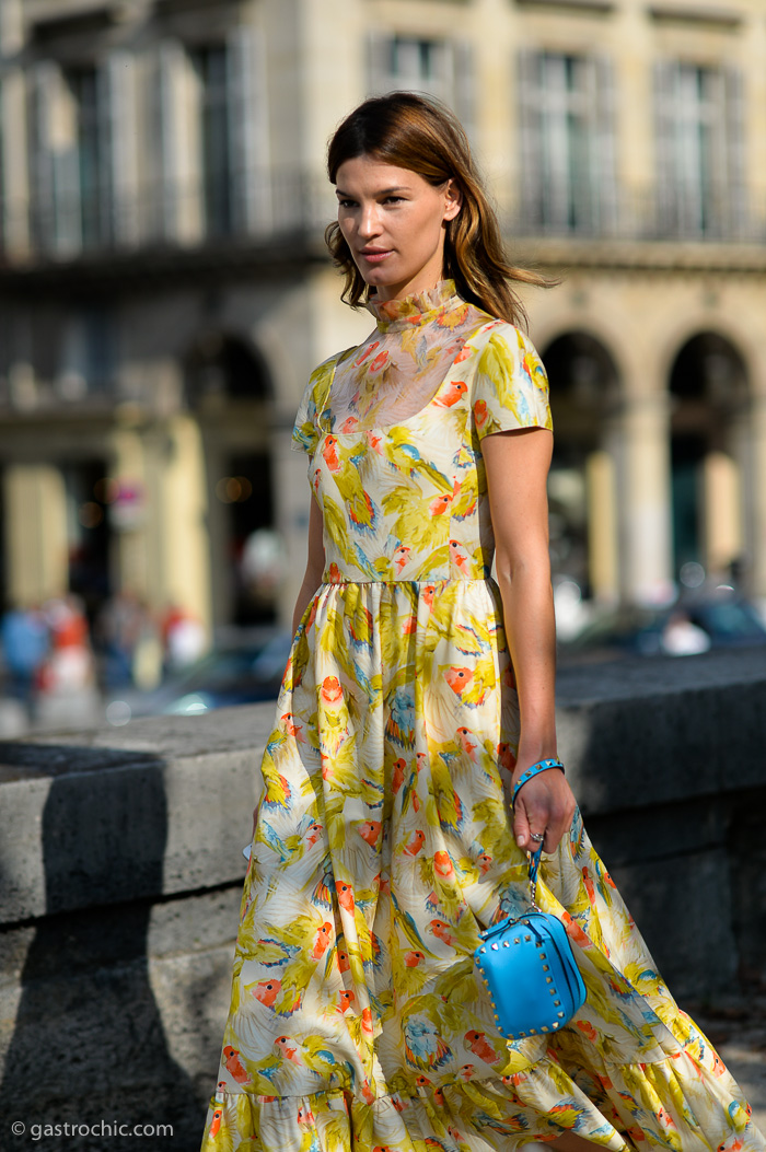 Hanneli Mustaparta in Valentino, Outside the Show SS2015