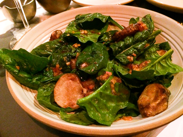 Roasted Sunchoke Salad, Chefs Club