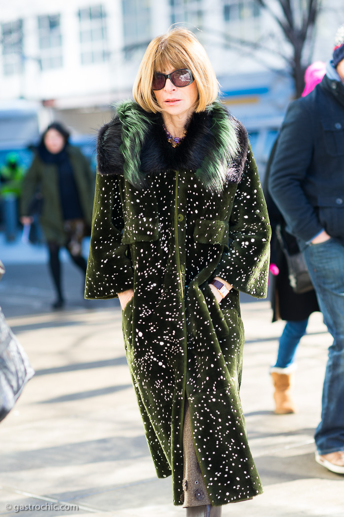 Anna Wintour at Hugo Boss FW2015