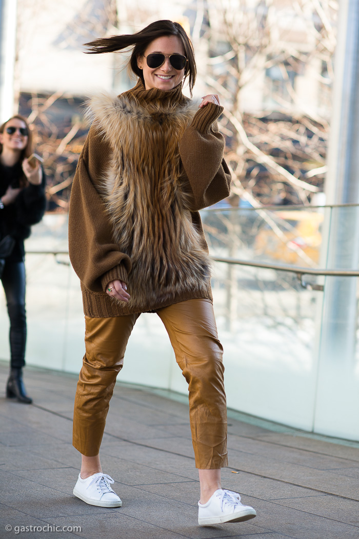 Danielle Bernstein at Rebecaa Minkoff FW2015