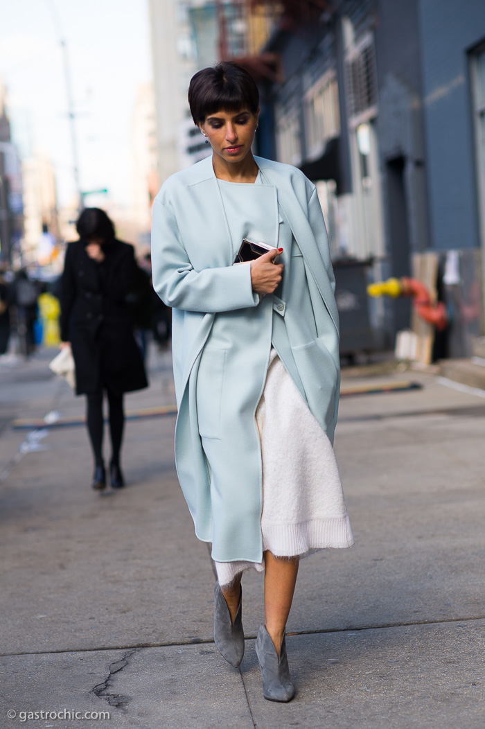 Deena Abdulaziz at Calvin Klein FW2015 2