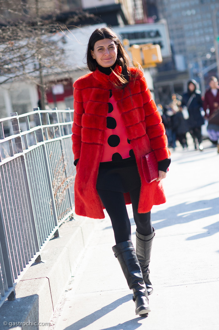 Giovanna Battaglia at Calvin Klein FW2015