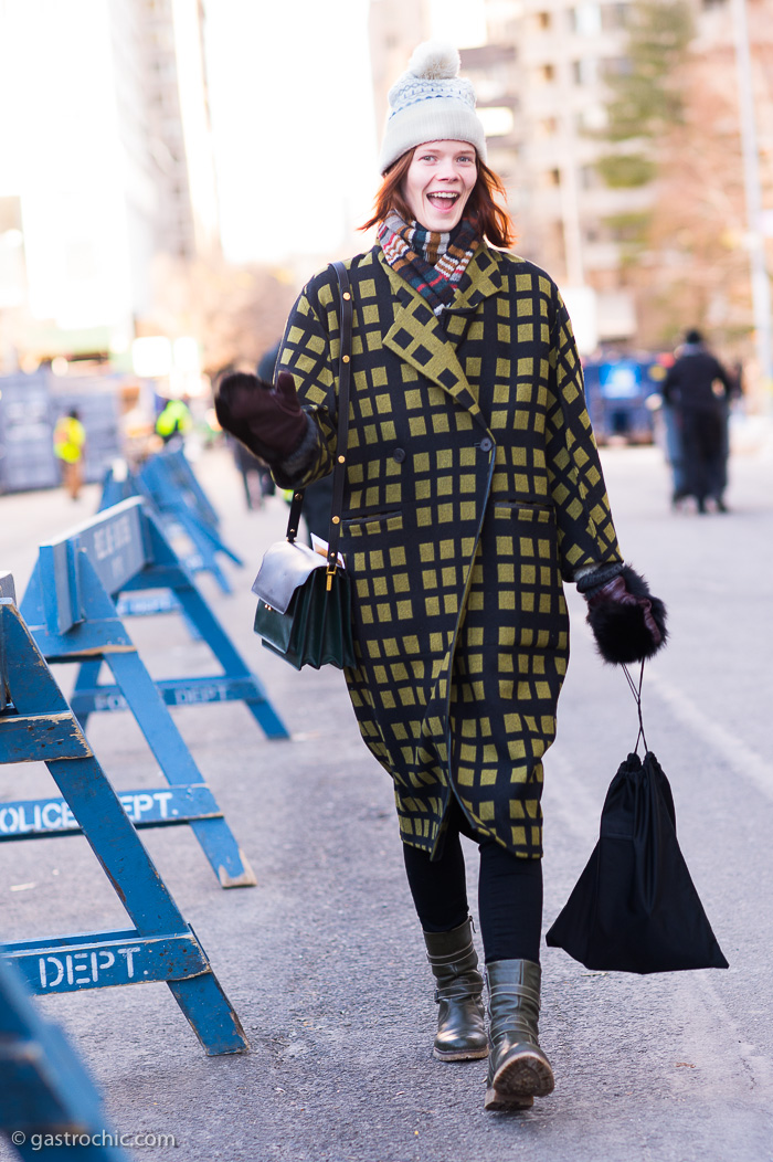 Irina Kravchenko at Rebecca Minkoff FW2015