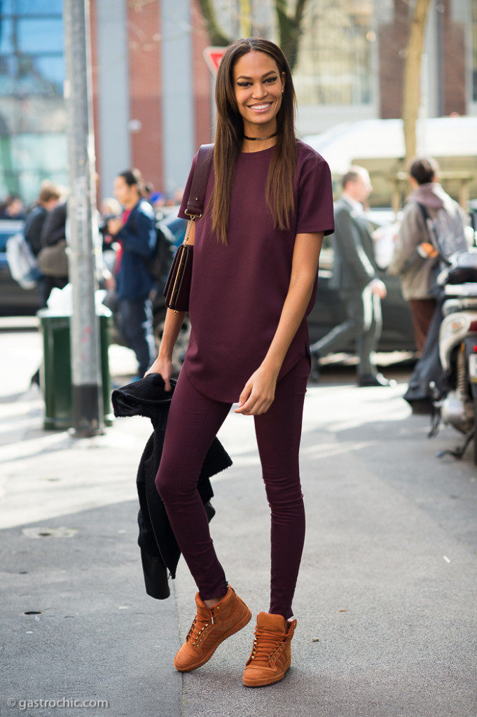 Joan Smalls at Fendi FW2015 2